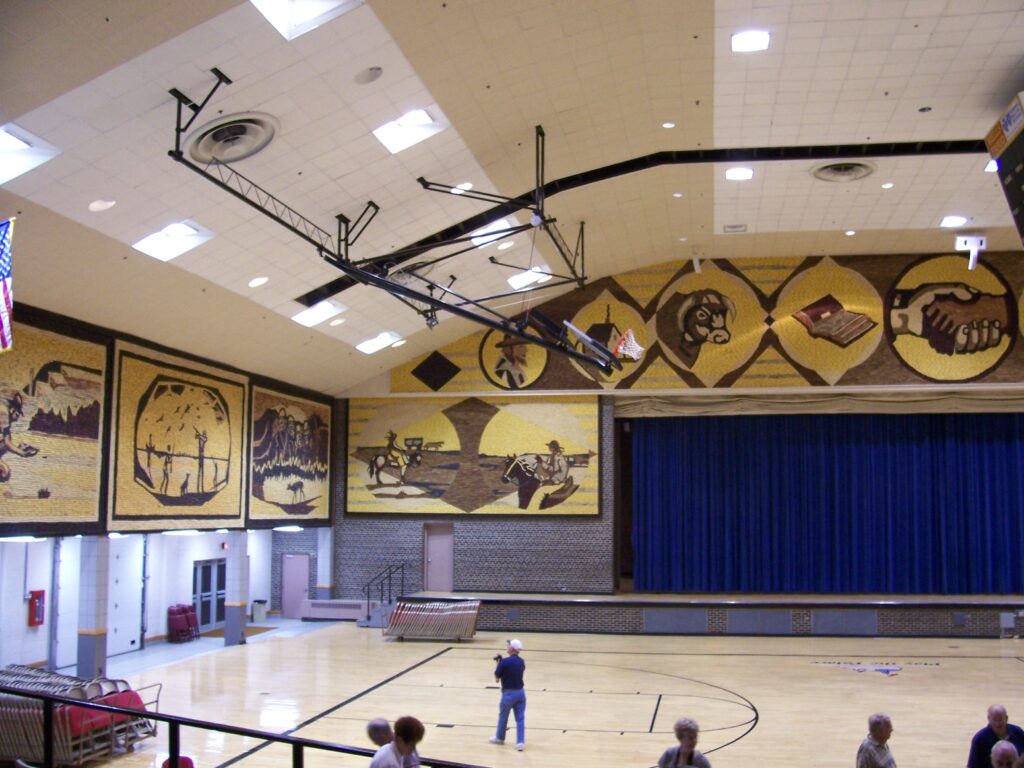 Auditorium mosaics (left)